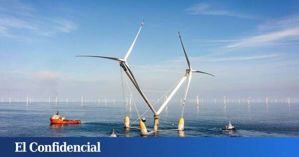 El molino de viento marino de dos cabezas que ya está alimentando a 30.000 hogares