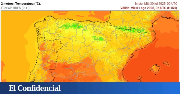 Máximas de casi 40º C y mínimas de 10º C: la Aemet habla de 