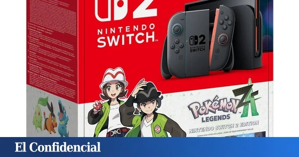 Anunciado un nuevo pack oficial de Nintendo Switch 2 con el juego 'Leyendas Pokémon Z-A': precio, fecha y cómo reservar