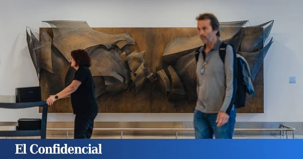 Un Rivera lleno de pelusas: las obras de arte millonarias que languidecen en Barajas
