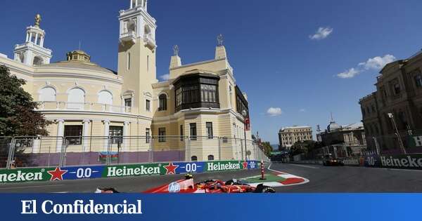 Un accidente con Sergio Pérez deja a Carlos Sainz sin el podio en el Gran Premio de Azerbaiyán