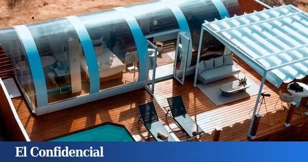 Cabañas de lujo o tubos de burbuja ideales para una escapada en Sierra Morena: descubre el concepto ‘glamping’ este otoño