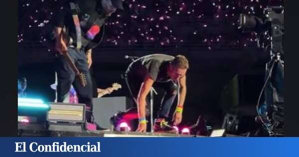 Chris Martin se ve obligado a detener por un fan el último concierto de Coldplay: 