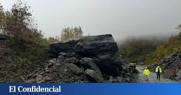 Un derrumbe sin precedentes y 3.000 camiones al día: el Huerna se convierte en una ratonera