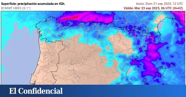 Llega el frío de invierno a España y la Aemet avisa: habrá fuertes lluvias y temperaturas por debajo de los 5 ºC en estas zonas
