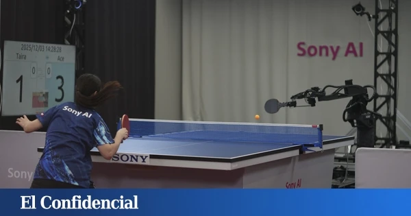 Sony presenta el primer robot capaz de vencer a los mejores jugadores de tenis de mesa del mundo