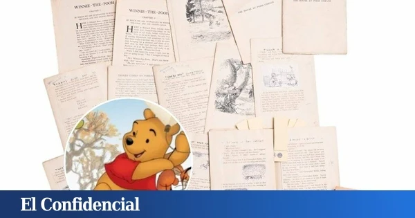 Encuentran manuscritos originales de 'Winnie the Pooh': se venden por más de 100.000 euros