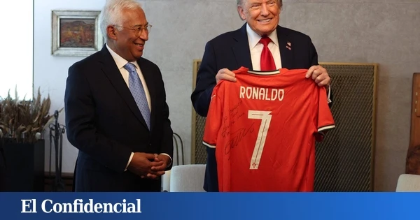 Cristiano Ronaldo le regala una camiseta firmada a Donald Trump con un claro mensaje