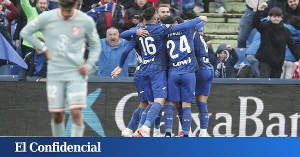 Bordalás le aplica a Simeone su medicina y el Atleti se estrella en el muro del Getafe (2-1)