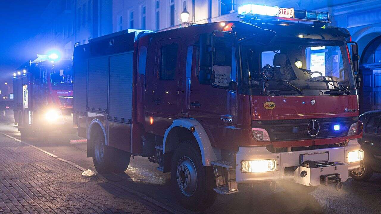 Tragiczny pożar w Grudziądzu. Zginęła kobieta, a mężczyzna trafił do szpitala