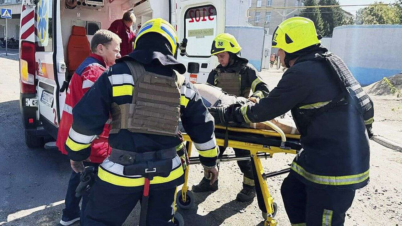 Rakiety spadły na Pawłohrad. Kilkudziesięciu rannych, w tym dzieci