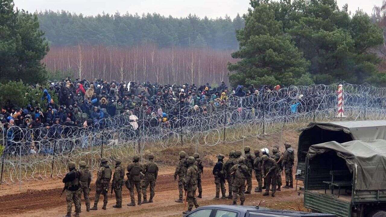 Łukaszenka znów straszy migrantami