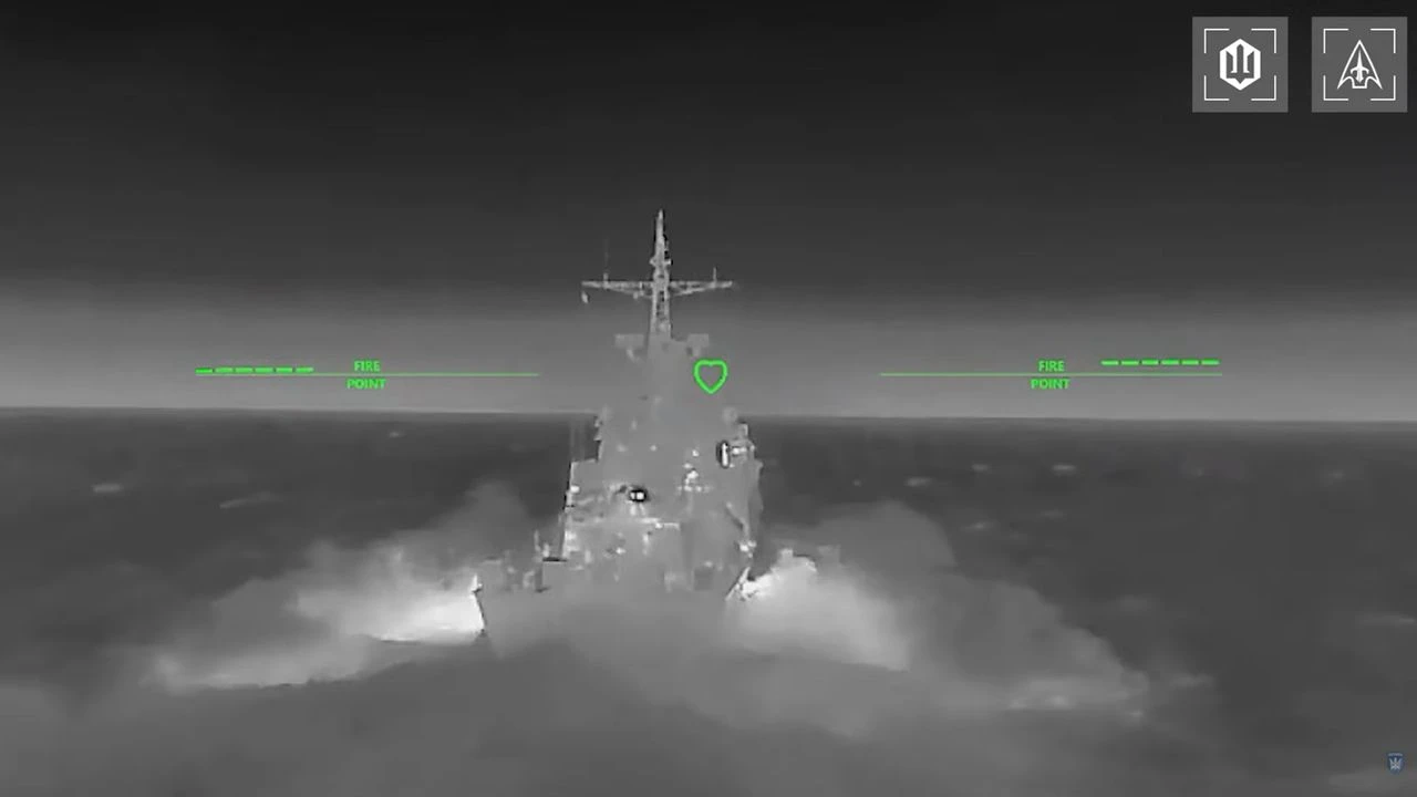 Ukraiński dron uderzył w rosyjski okręt na Morzu Kaspijskim
