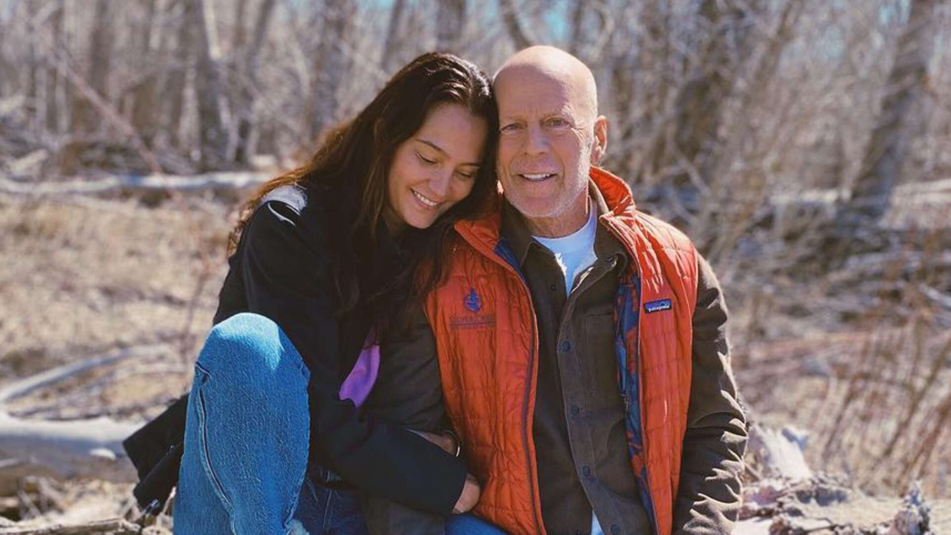 Bruce Willis clutches daughter Mabel, 12, and gives her tender kiss in heartbreaking birthday pic during dementia battle