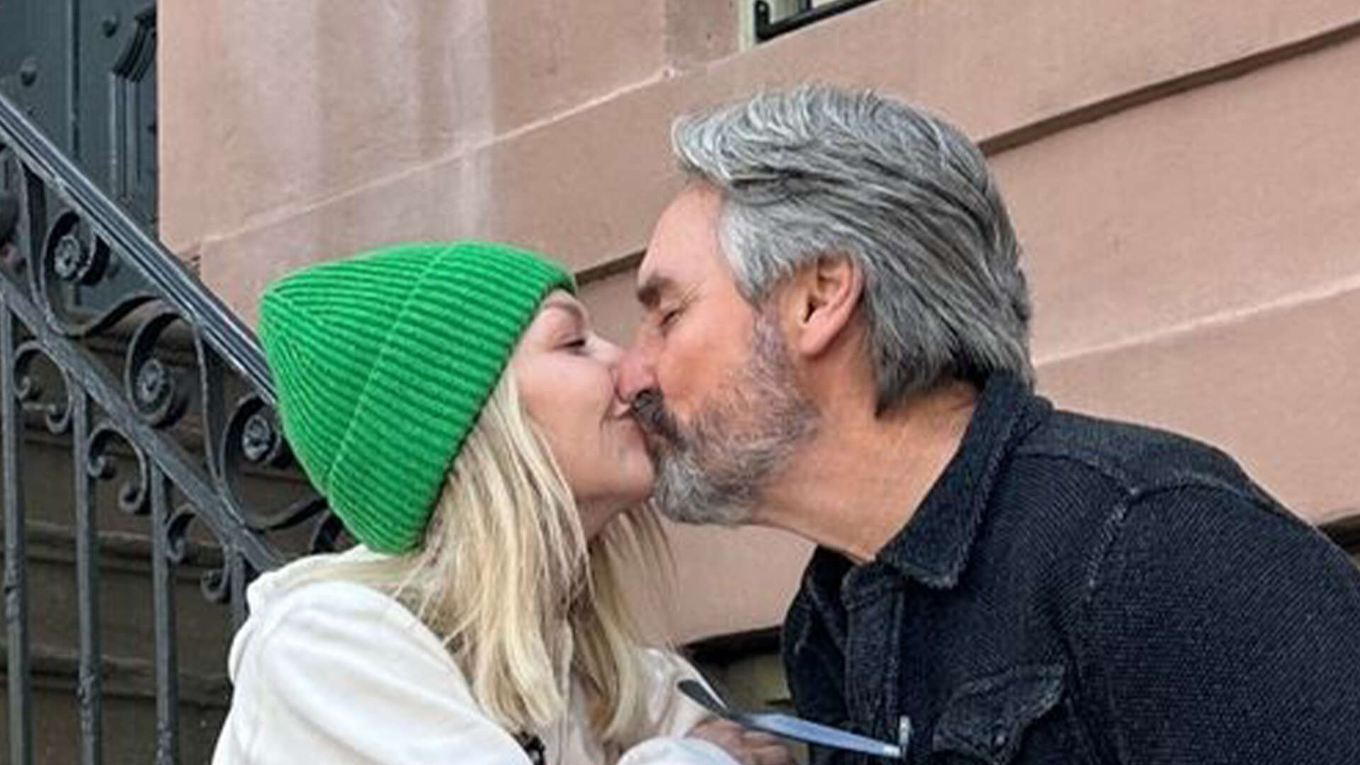 American Pickers’ Mike Wolfe kisses girlfriend Leticia Cline as couple flaunt PDA in intimate moment