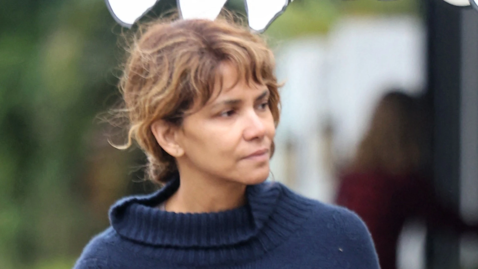 Halle Berry, 57, goes makeup-free during hangout with her rarely-seen teen son Maceo in LA