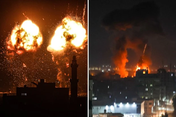 Israel launches airstrikes at Gaza for first time since ceasefire