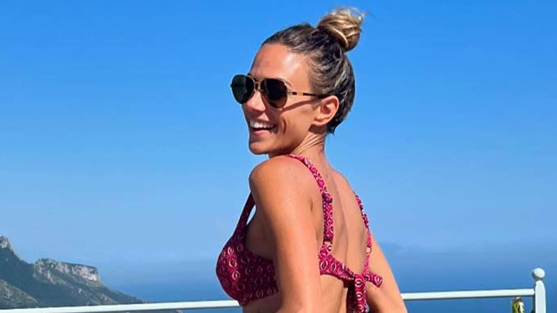 Jana Kramer celebrates honeymoon in tiny bikini with new husband Allan Russell in Italy after wedding