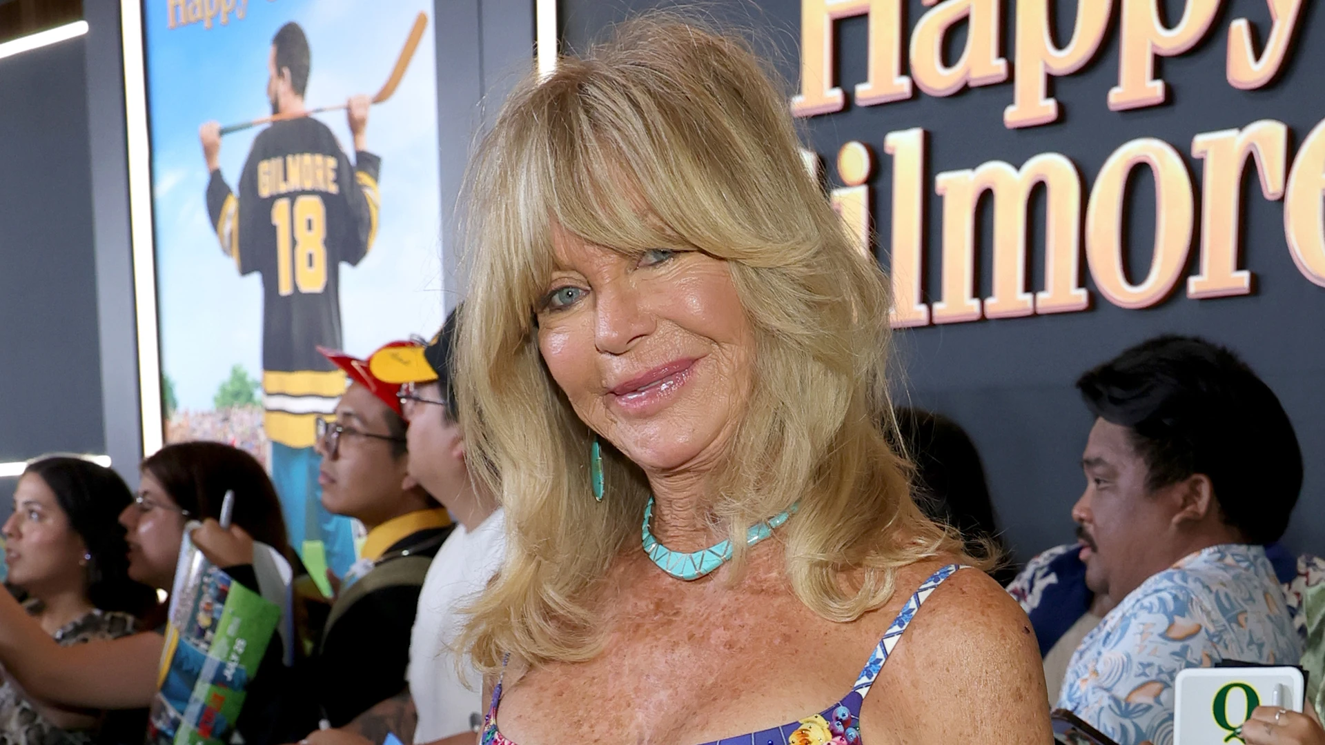 Goldie Hawn, 79, shows off body in booty-baring bathing suit as son Oliver Hudson, 49, rocks tiny speedo