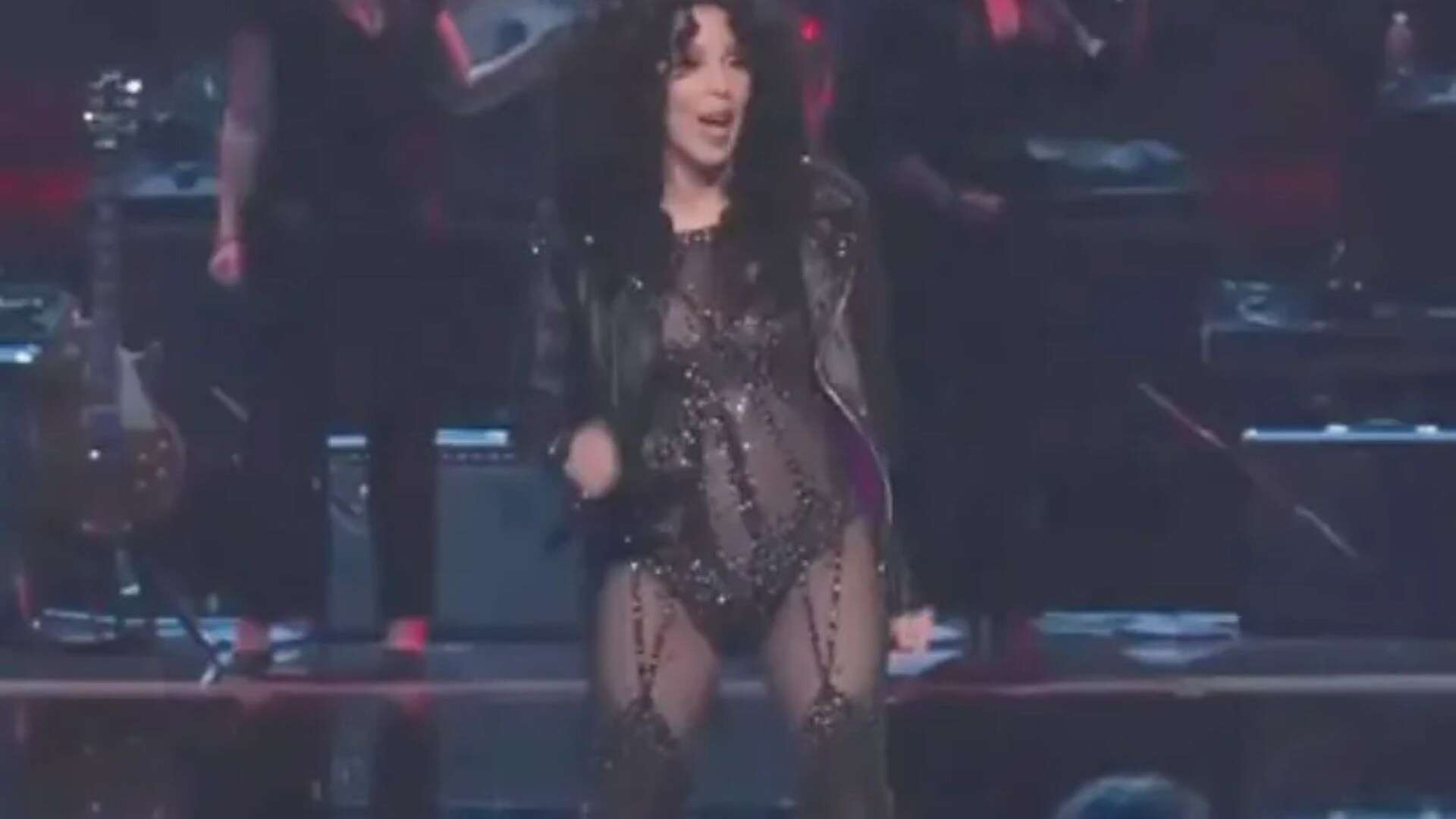 Cher, 78, looks decades younger as she wears iconic see-through bodysuit for SNL 50