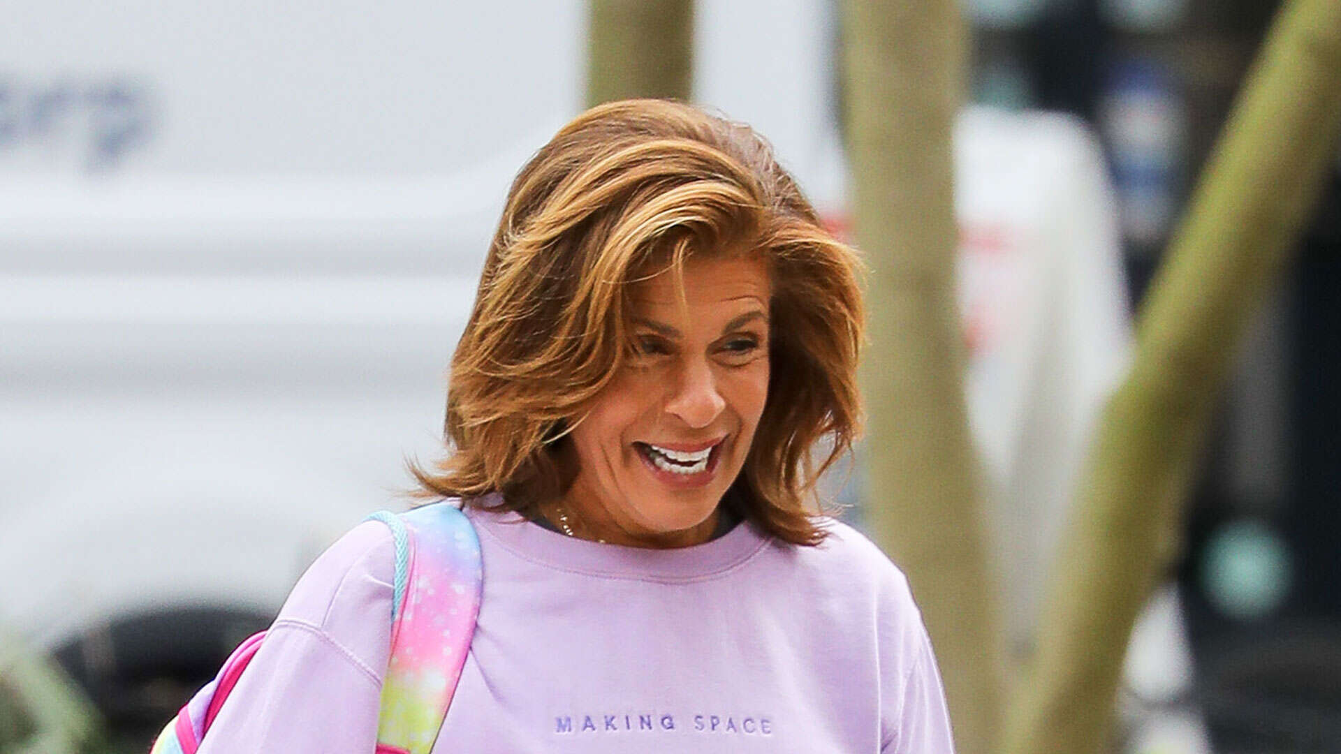 Hoda Kotb grinning ear-to-ear on walk in NYC after Today host spotted getting cozy with mystery man