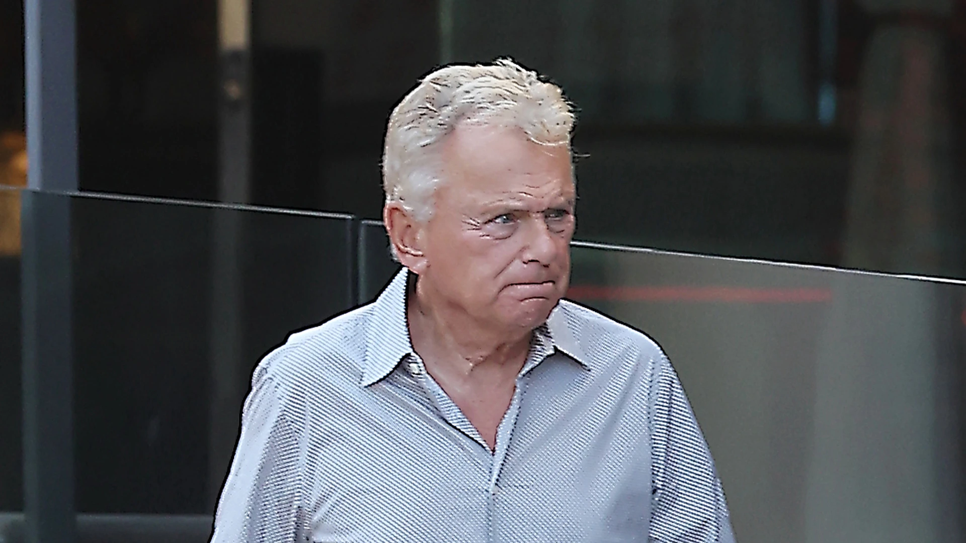 Wheel of Fortune ex-host Pat Sajak ditches his suit for casual new look as he grabs lunch one year after retirement