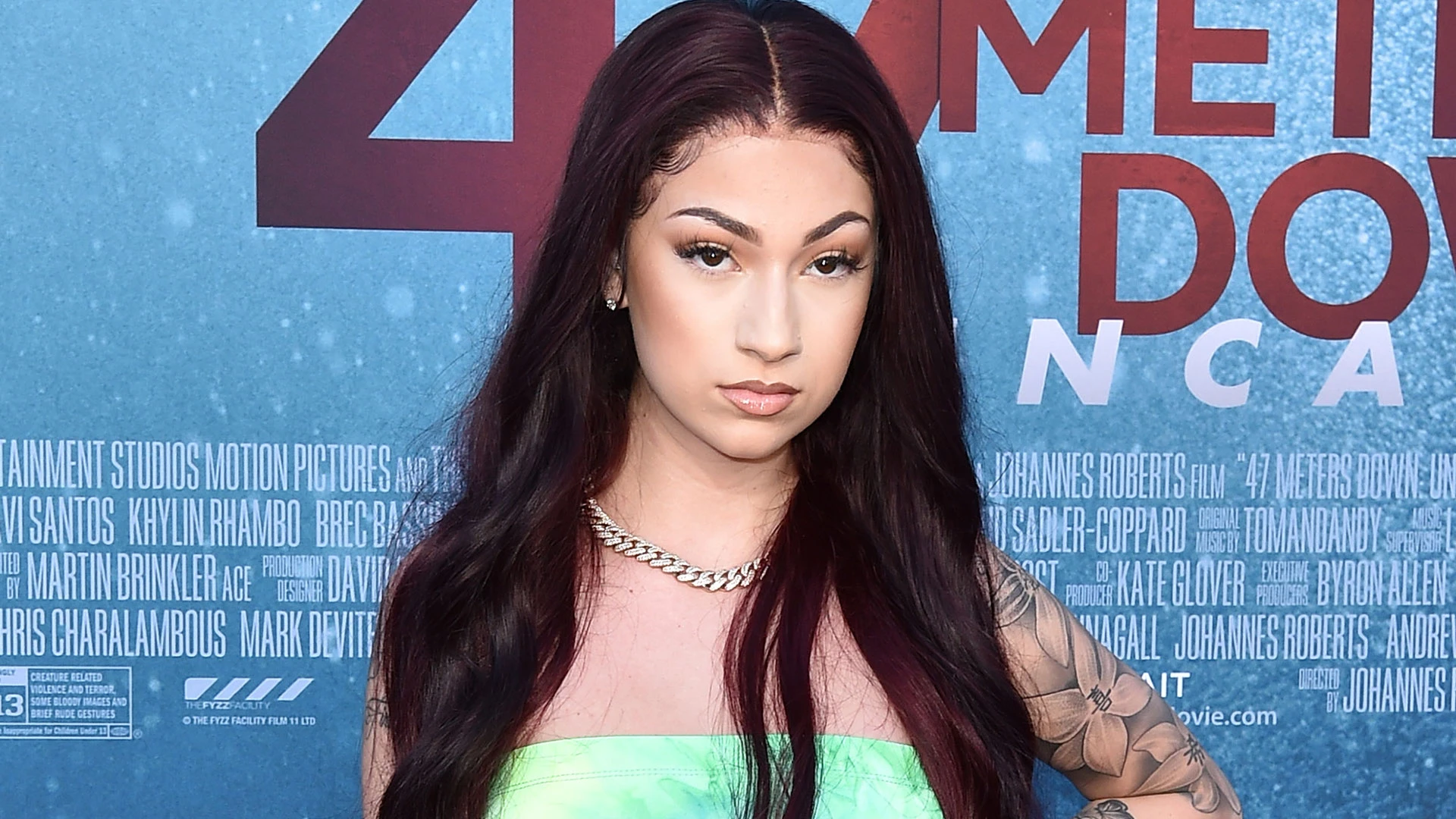 Bhad Bhabie slams tattoo parlor after getting botched new ink of boyfriend Le Vaughn’s face and admits ‘I’m embarrassed’