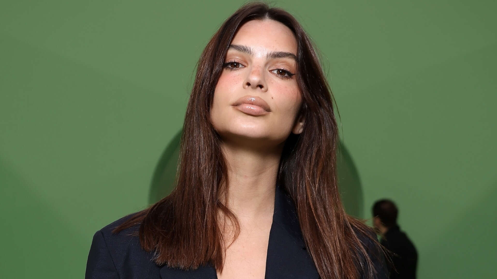 Emily Ratajkowski goes completely shirtless under black blazer as star shocks in sexy Paris Fashion Week look