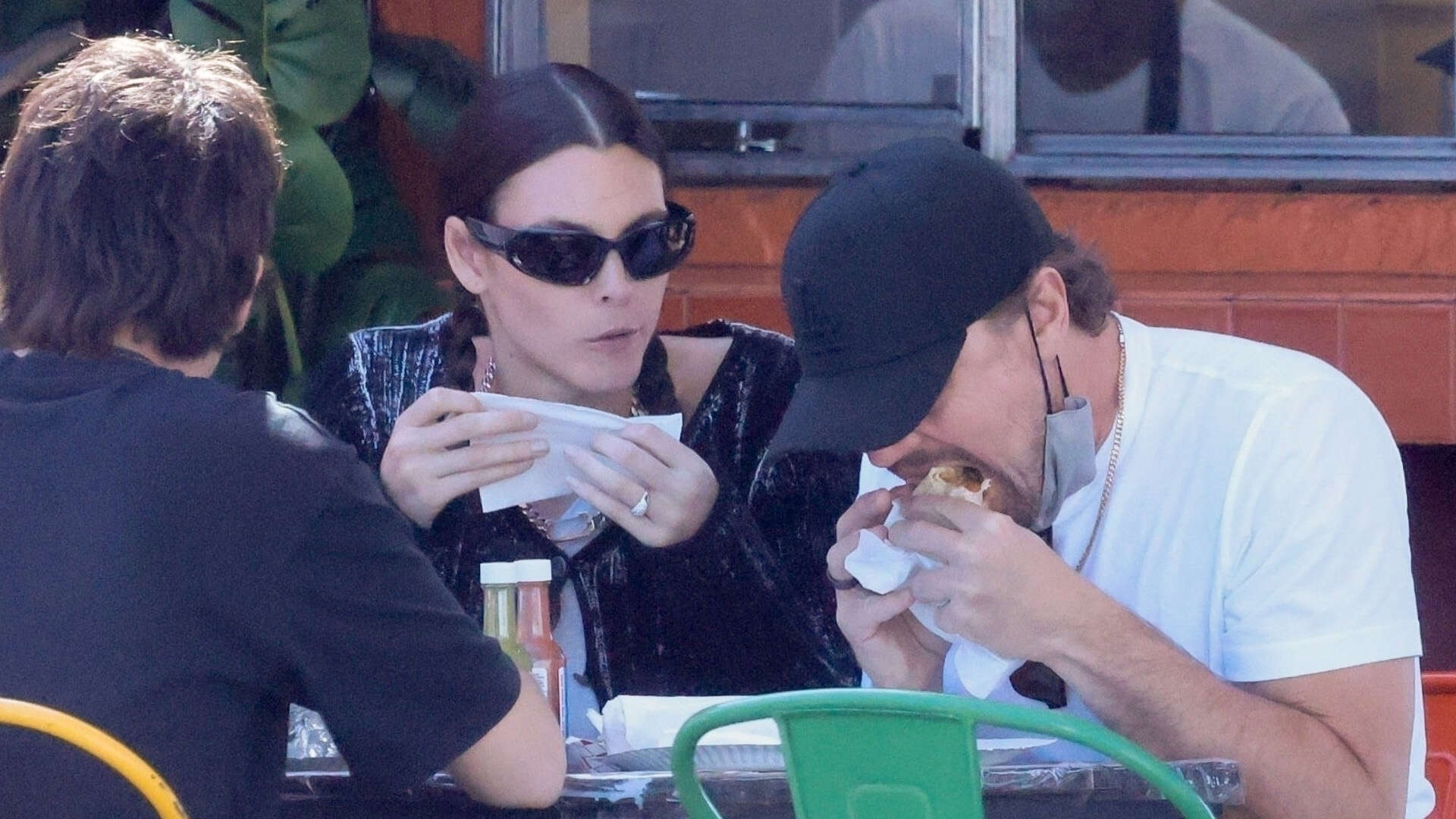 Leonardo DiCaprio’s girlfriend Vittoria Ceretti, 25, flashes sizable silver ring on wedding finger in LA with actor, 49