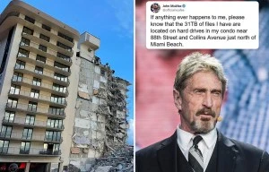 Conspiracy theorists claim McAfee had government data stash in Miami condo