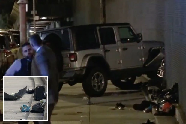 Driver hunted after jeep 'deliberately' plows into family of 6 on Bronx sidewalk