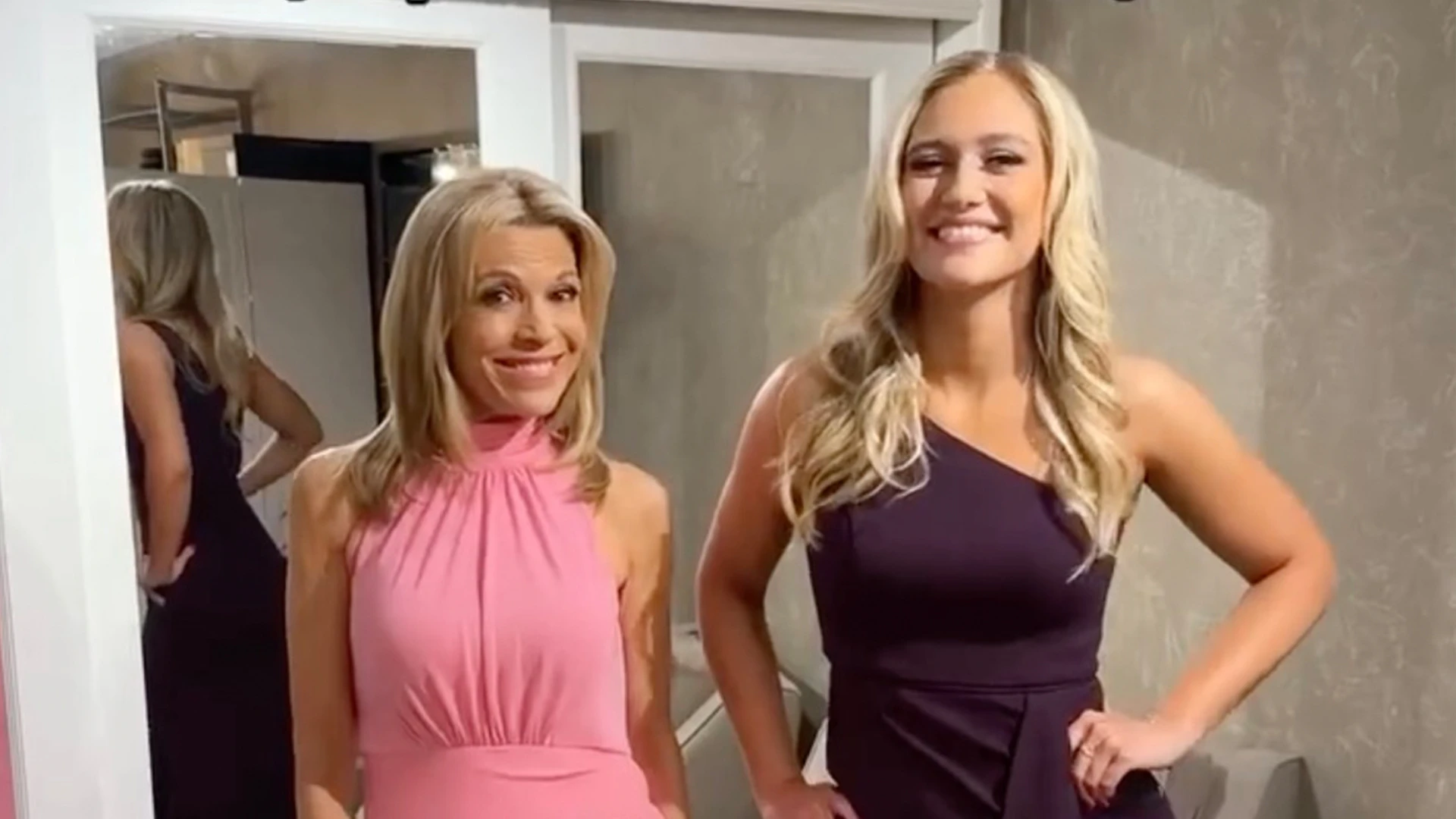 Wheel of Fortune’s Maggie Sajak admits Vanna White ‘borrows’ her clothes as duo stun in tight dresses before premiere