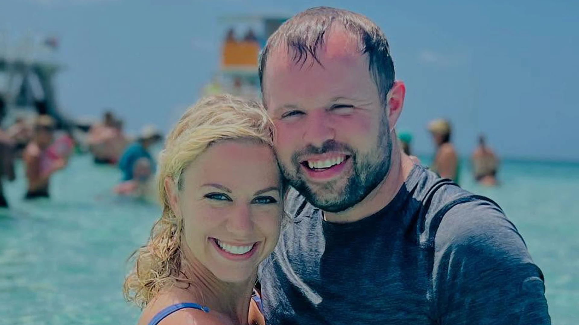 Abbie Duggar shatters in-laws’ modesty rules and rocks a swimsuit with husband John David on Cayman Islands getaway