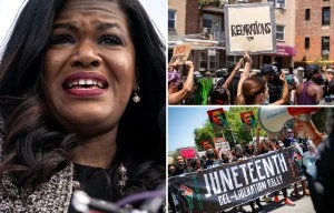 'Squad' rep calls for reparations after Juneteenth becomes federal holiday