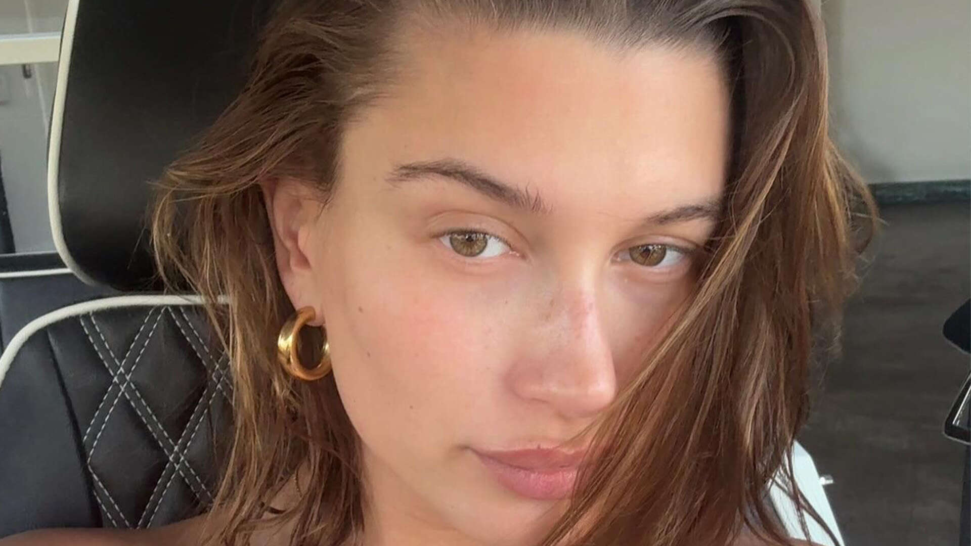 Hailey Bieber reveals massive diamond ‘mom’ ring and long, pointy nails in new photos after backlash over manicure