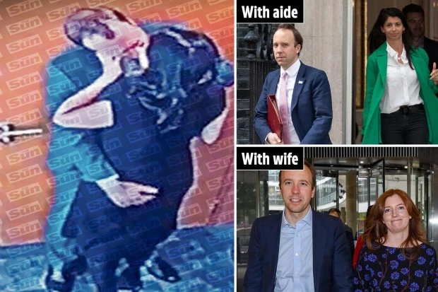 Hancock's secret AFFAIR with aide exposed after office snogs during Covid