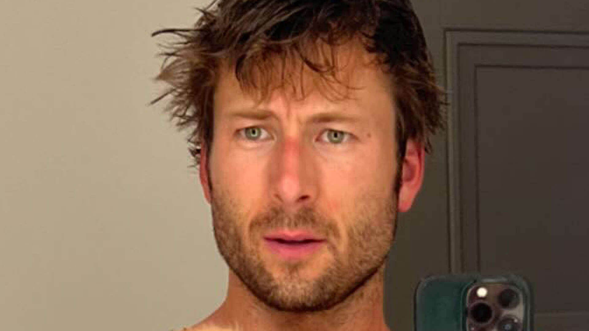 Glen Powell fans call out actor for posting ‘half-naked thirst trap’ with his dog and admit ‘it’s uncomfortable!’