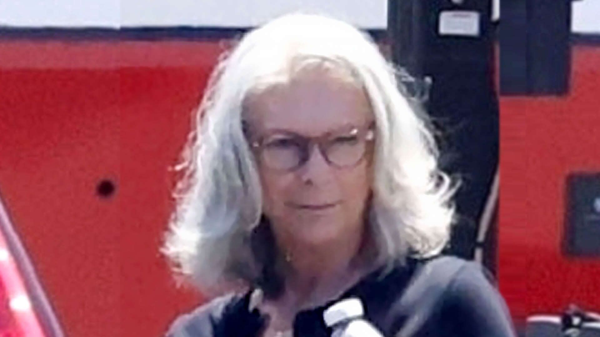 Jamie Lee Curtis, 65, is barely recognizable with long gray hair as actress is spotted on set of Freaky Friday 2