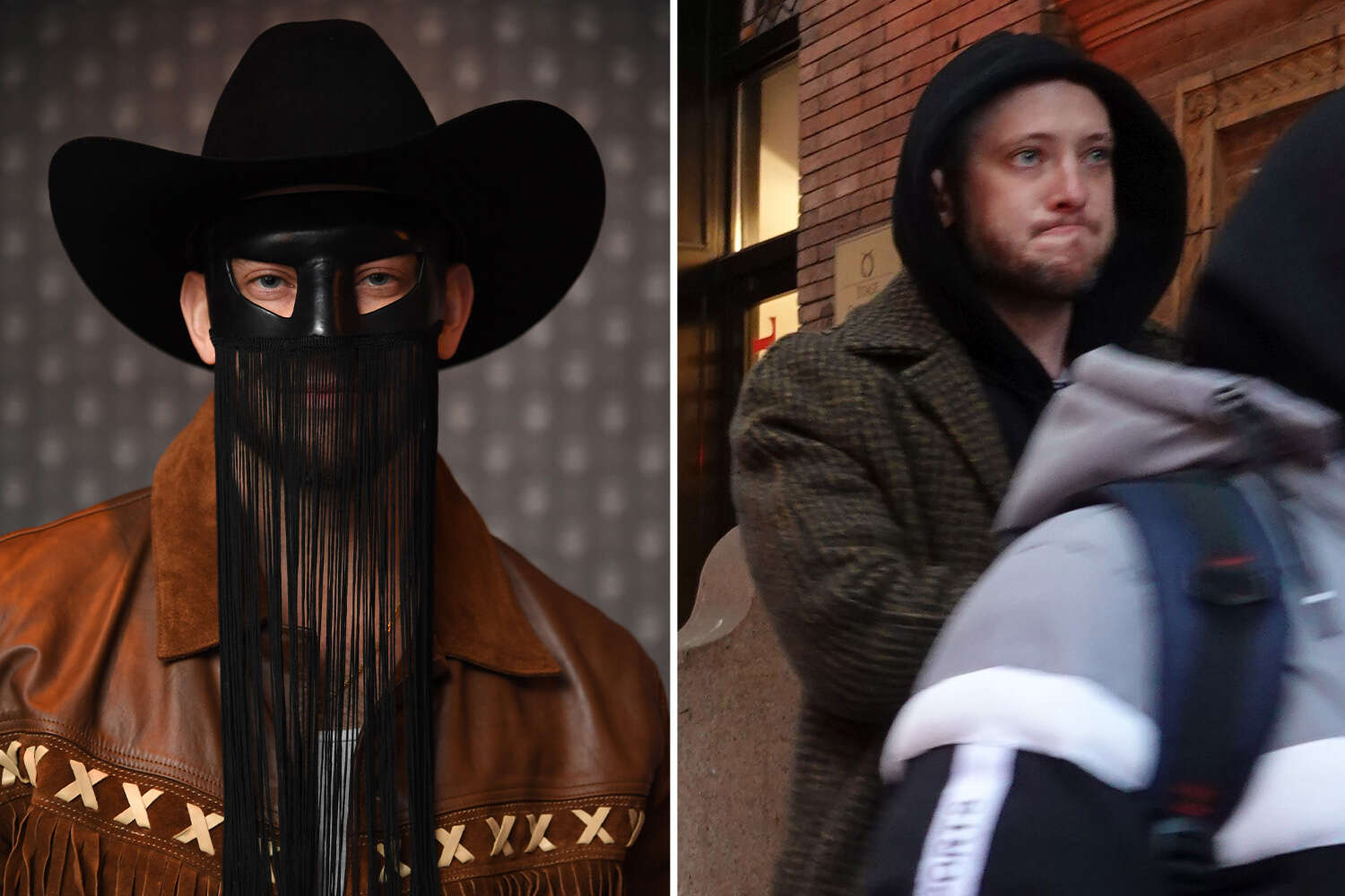 Orville Peck’s real face revealed after country singer is caught without his signature fringed mask in NYC