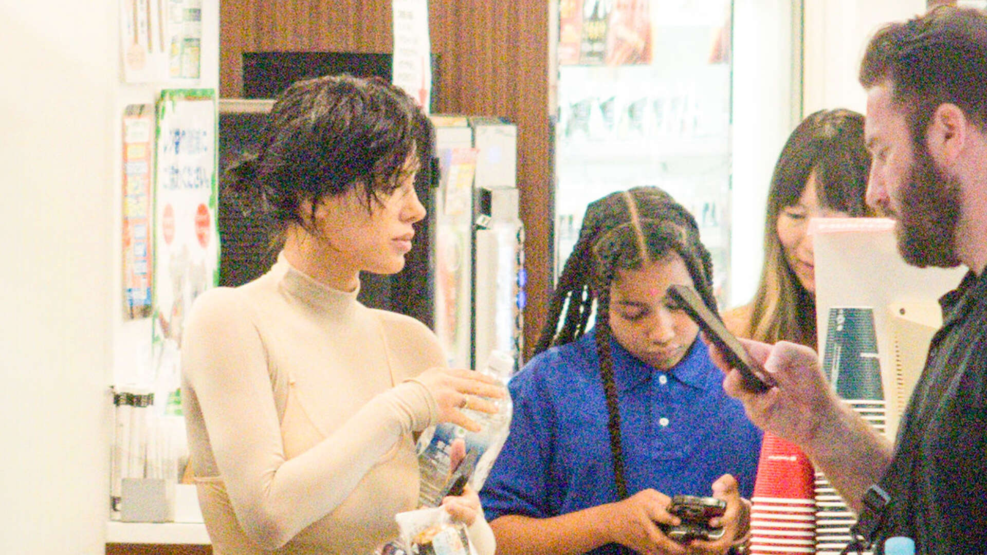 Bianca Censori wears skintight bodysuit while shopping with North, 11, in Japan as stepdaughter appears bored on outing