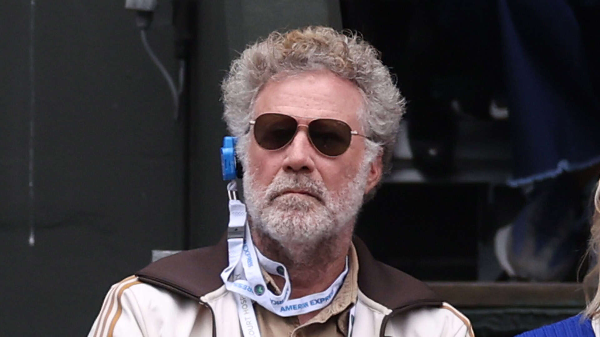 Will Ferrell looks completely different with bushy beard and grown-out hair as he attends Wimbledon with wife and sons