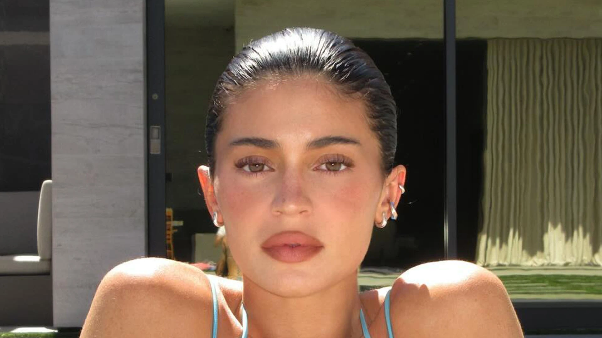 Kylie Jenner’s fans insist she looks ‘so hot’ in tiny blue bikini despite backlash over new swimwear line