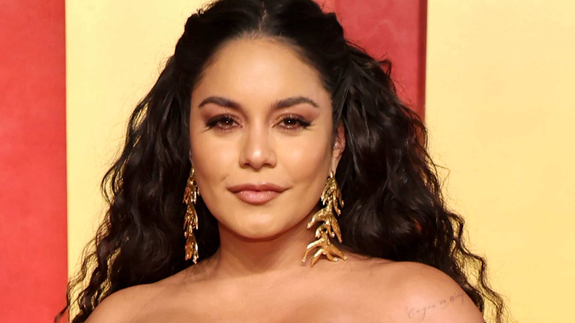 Pregnant Vanessa Hudgens ‘glows’ in second look of the night as fans gush over her ‘stunning’ sheer dress at Oscars