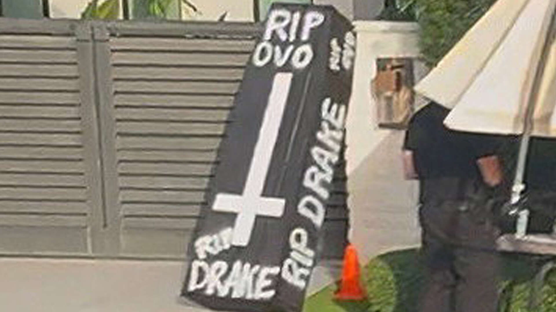 Creepy coffins left on doorstep of rappers’ homes with ‘RIP’ written on them as DJ Khaled dragged back into Drake beef