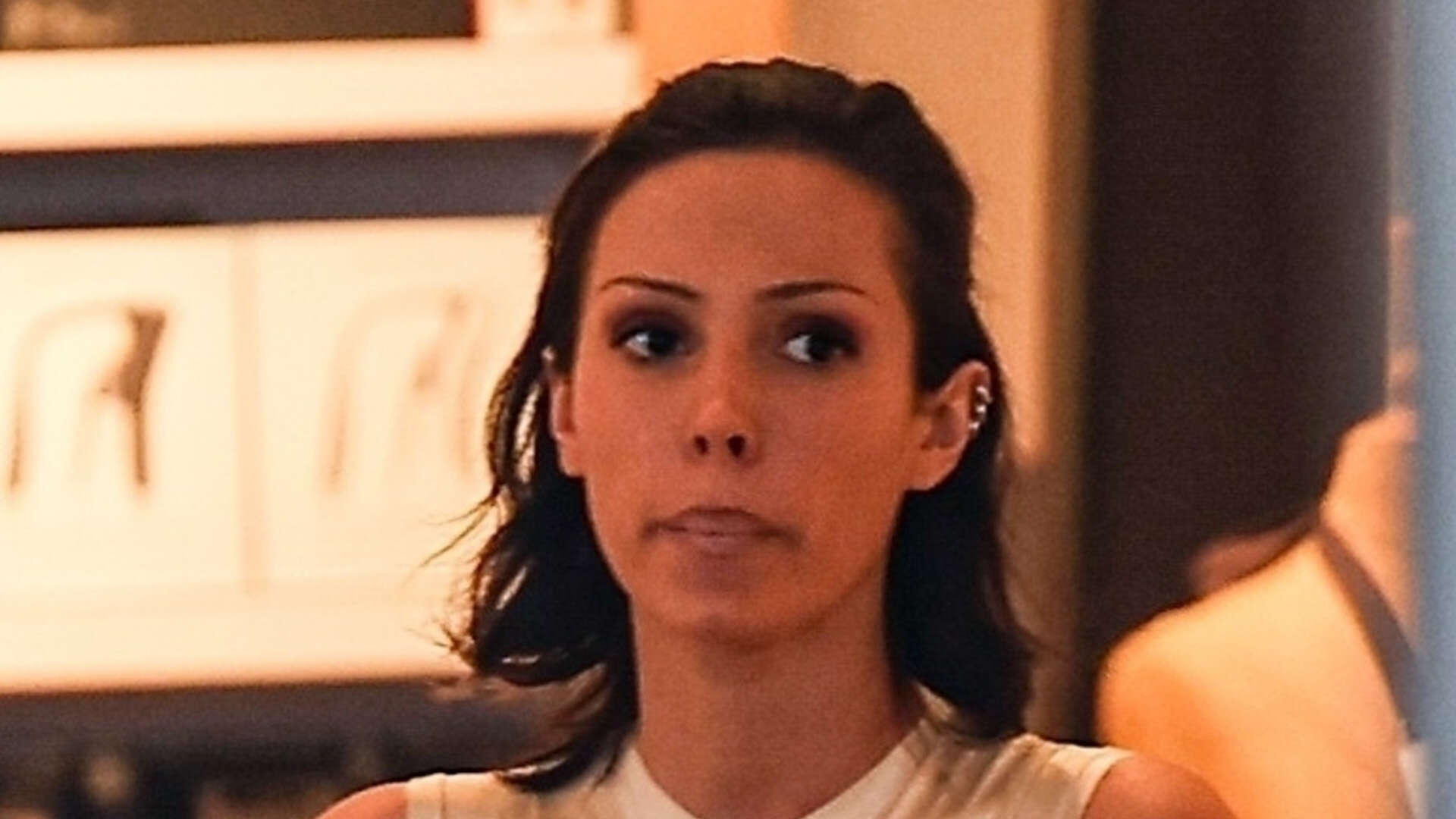 Bianca Censori looks uneasy as she tries to cover up her butt in tiny dress on shopping trip in LA without Kanye West