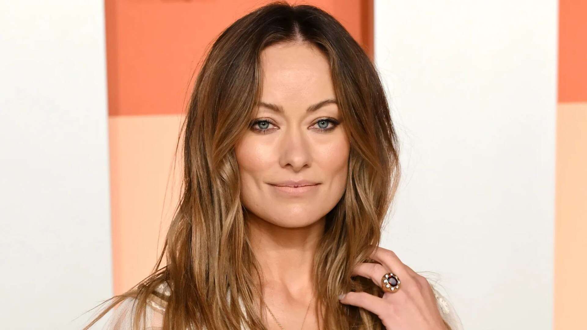 Olivia Wilde goes braless in totally see-through lace dress at Vanity Fair Oscars party after debuting new boyfriend