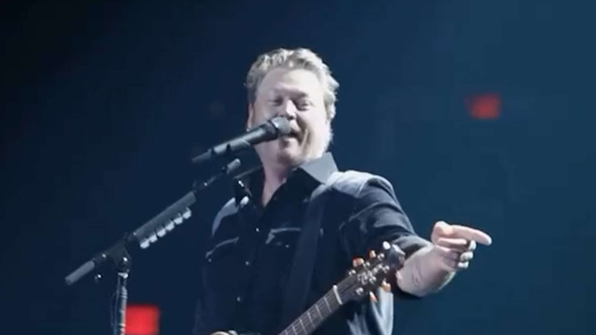 Blake Shelton rocks out onstage without Gwen Stefani on tour as wife reveals bold new hairdo in LA