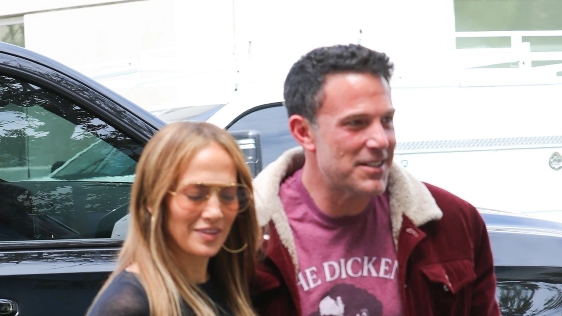 Ben Affleck and Jennifer Lopez share awkward kiss as they still appear to have tension while facing divorce rumors