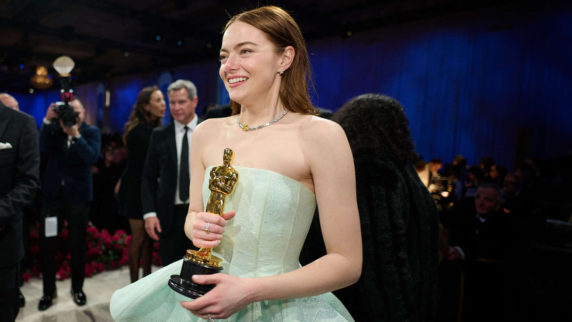 ‘She got robbed’ Oscars fans gasp in outrage after ‘undeserving’ Emma Stone wins over Lily Gladstone