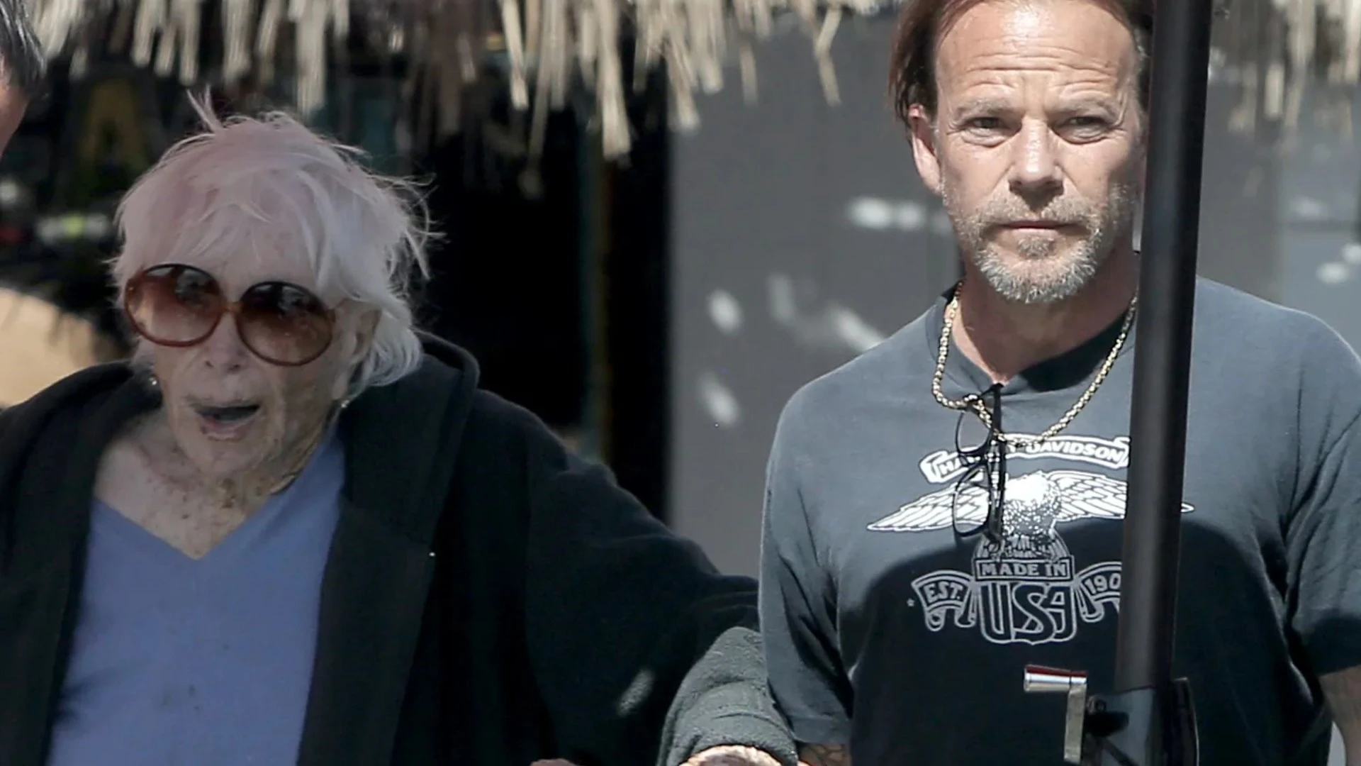 Hollywood legend, 90, unrecognizable on boozy lunch with Stephen Dorff – can you guess who she is?